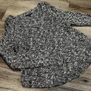 Womens Eileen Fisher Cotton Linen Blend Size Small Staple Crewneck Drape Sweater